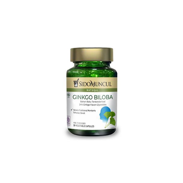 SIDO MUNCUL HERBAL GINKGO BILOBA 30 KAPSUL