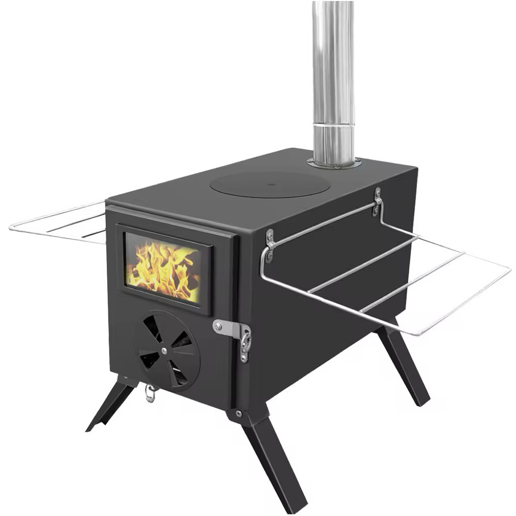 Wood Burning Stove | Kompor Kayu Masak Outdoor Camping Warmer Indoor Pemanas Ruangan Penghangat