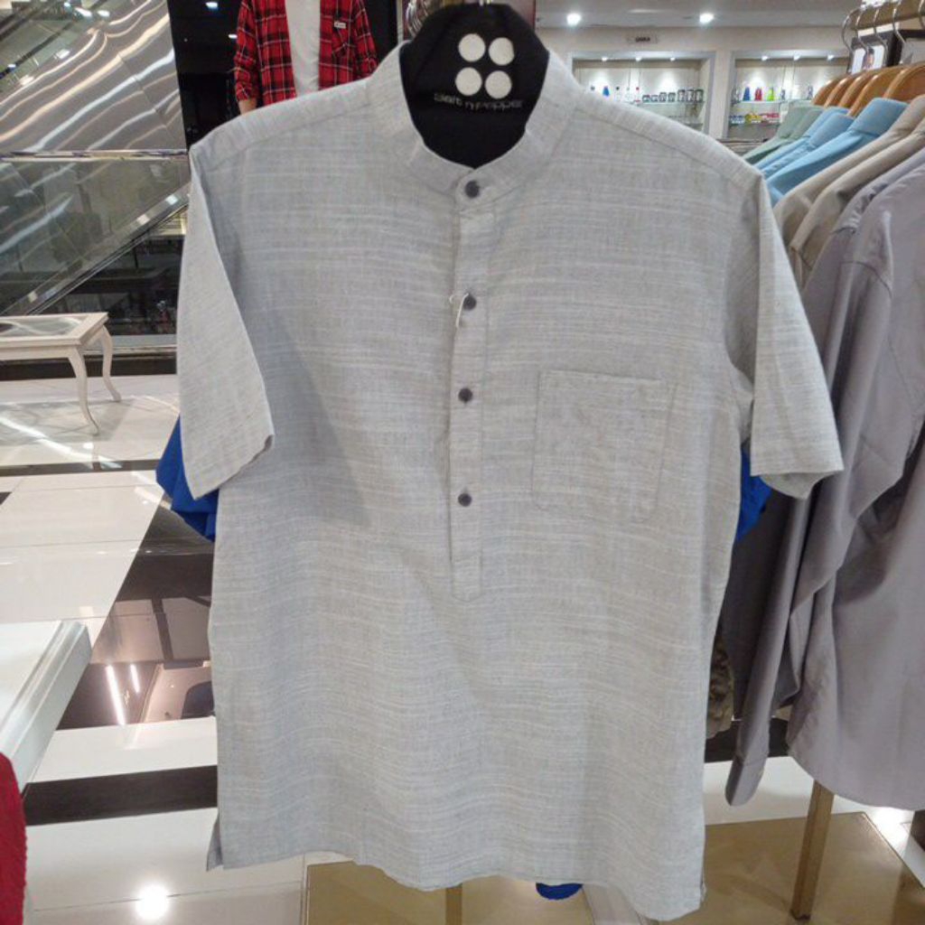 Salt n pepper kaftan koko pria baju koko atasan putih