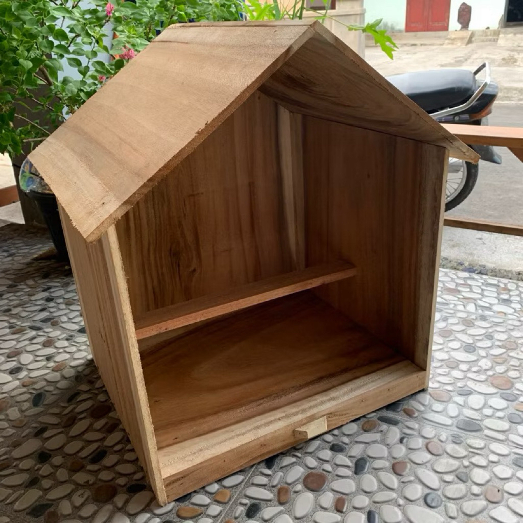 Kandang Minimalist Burung Hantu Kakak Tua dan Beo Desain Kayu Natural untuk Hewan Peliharaan Anda