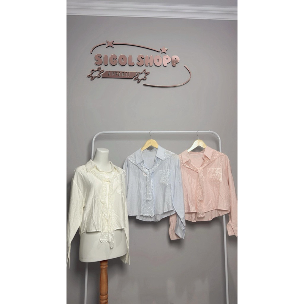 KEMEJA KATUN SYAL RENDA PREMIUM