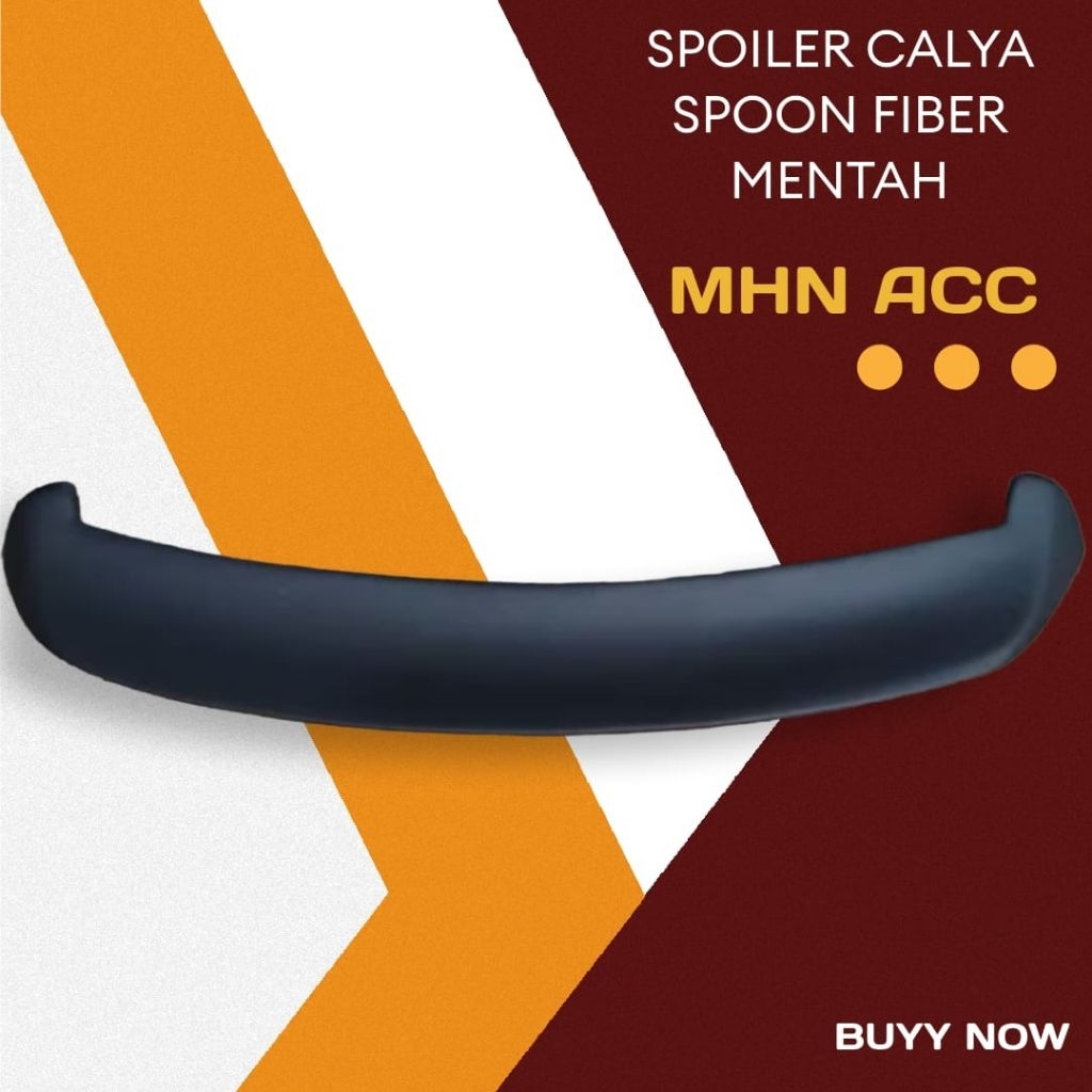 SPOILER CALYA SIGRA MODEL SPOON FIBER HITAM DOFF