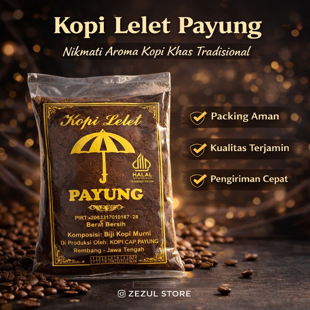 Kopi Lelet Cap Payung Rembang