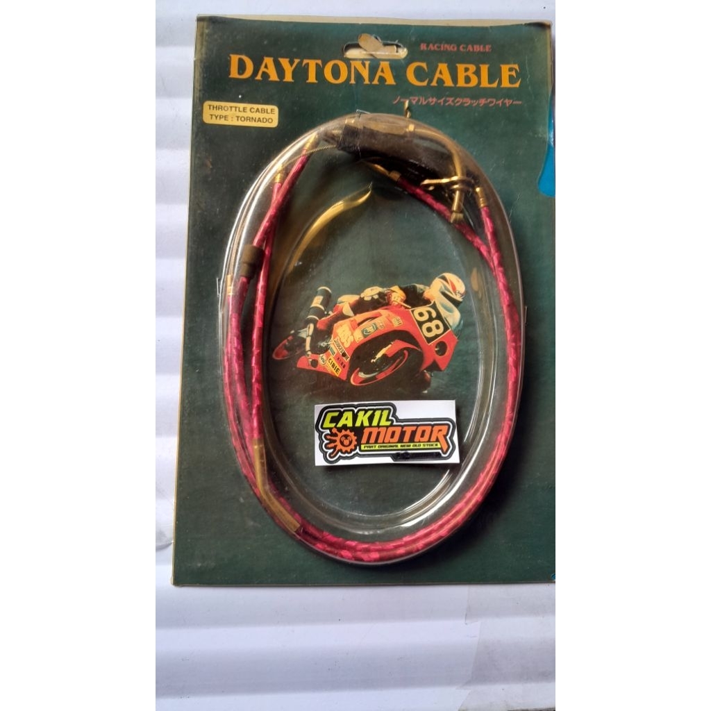 DAYTONA kabel gas suzuki tornado RC110 crystal RC100 bravo RC80 original DAYTONA NOS