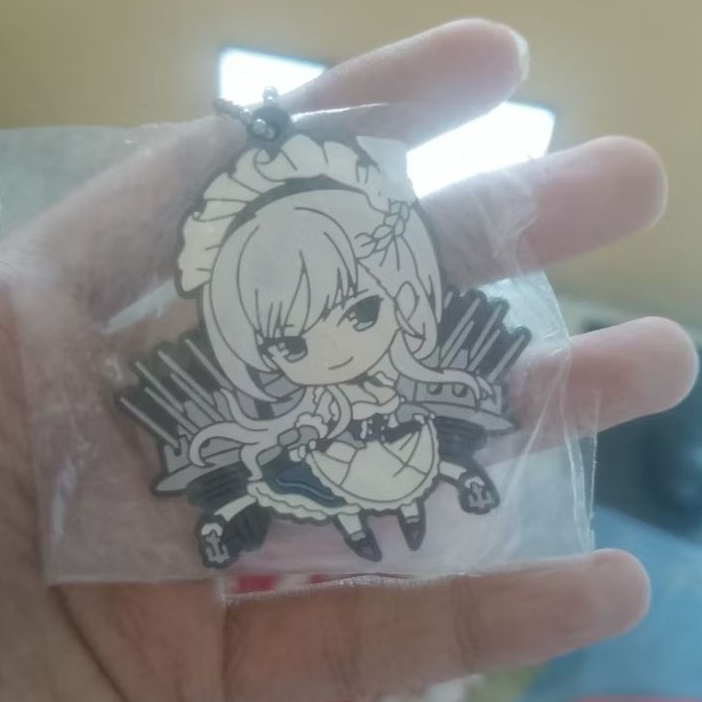 Azur Lane Belfast Rubber Keychain
