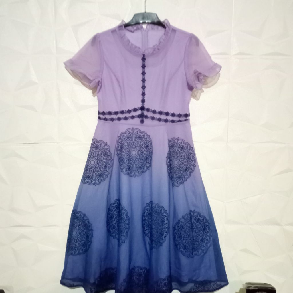 PL dress organza gradasi