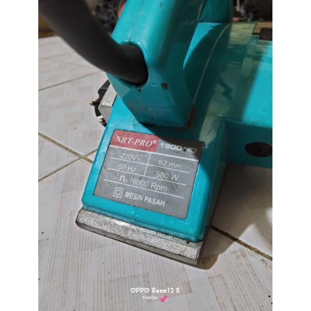 Serut kayu NRT-PRO barang baru second mulus kondisi normal siap pakai