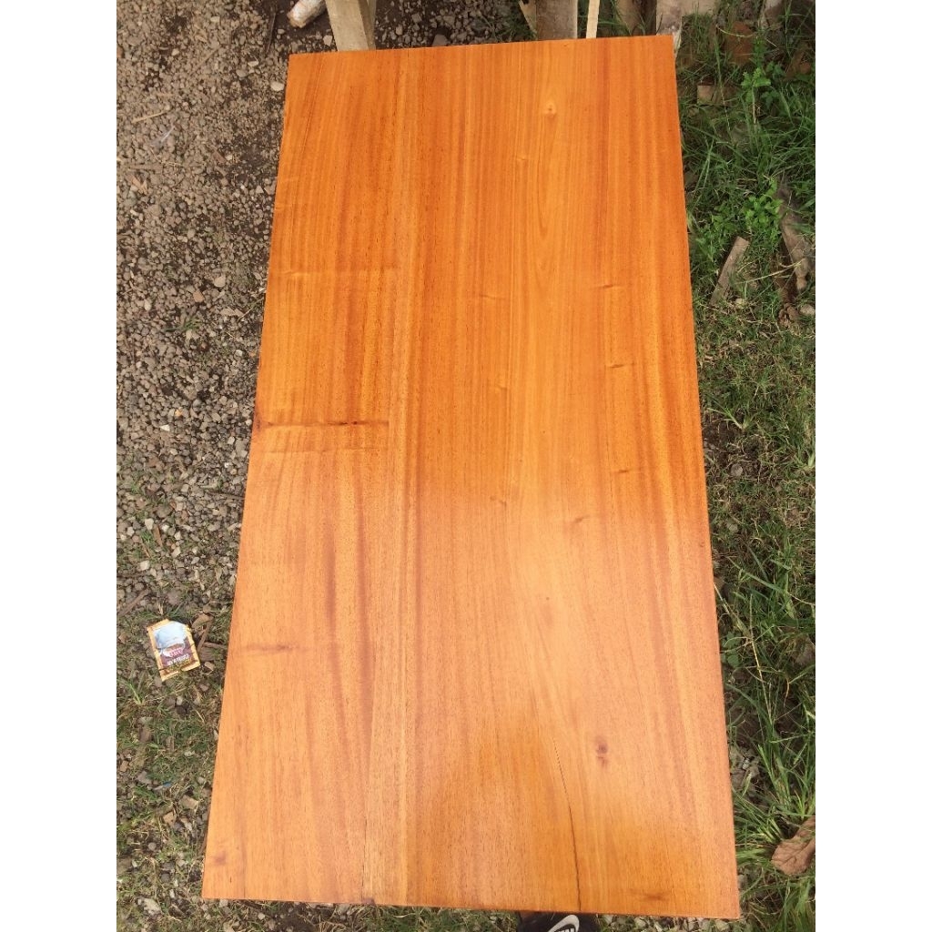 Papan ambalan kayu mahoni daun meja kayu