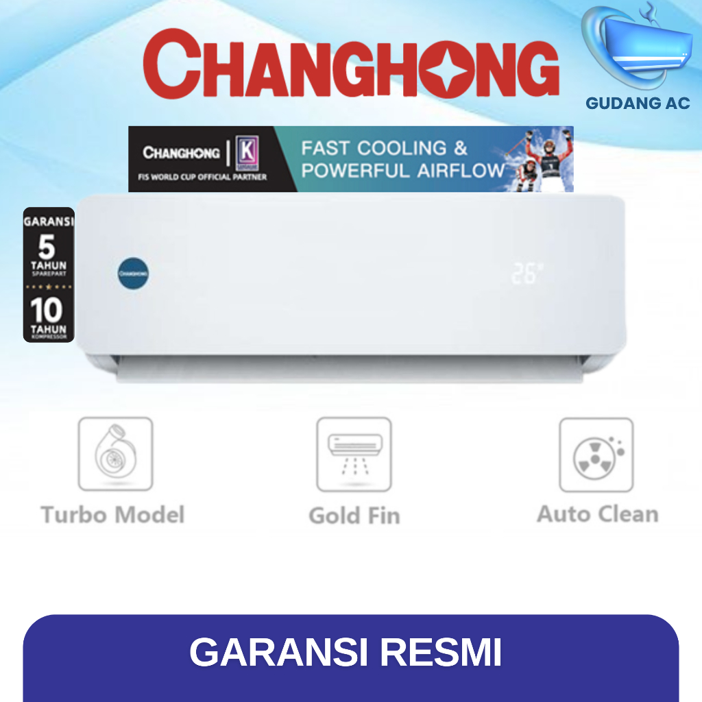 AC Changhong 1/2 PK CSC05NVB4 Turbo Deluxe Gold Fin R32