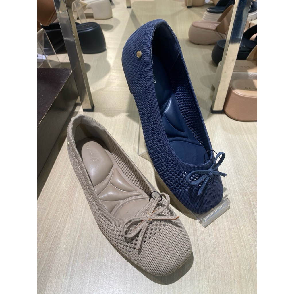 BE-BOB SEPATU FLAT BAHAN RAJUT SUPER RINGAN & COMFY ORIGINAL MATAHARI (36-40)