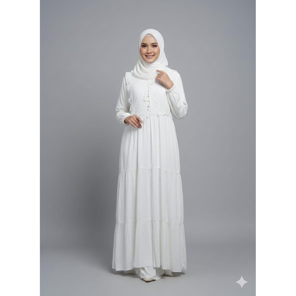 Gamis Rayon Twill Motif Brukat