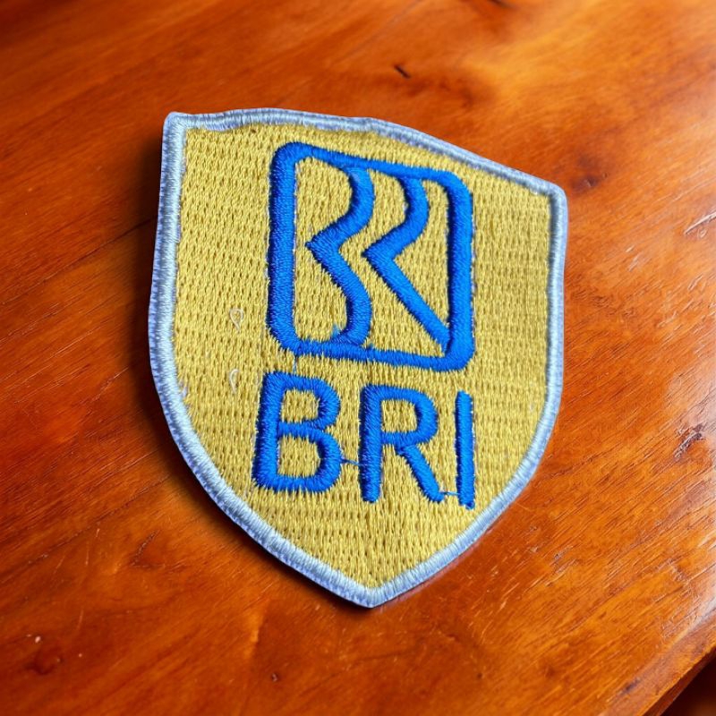 BADGE SATPAM LOGO BRI BORDIR TERBARU