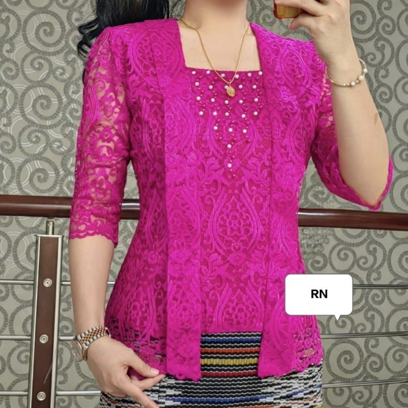 GF ATASAN BLUS KARTINI SEMI PRANCIS/BAJU KEBAYA KONDANGAN WANITA GEREJA