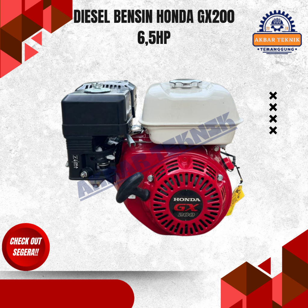 Diesel Bensin HONDA GX200 T2 Thailand Original