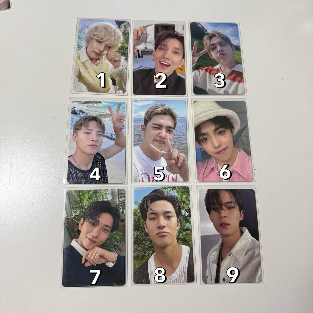 [AAB PC SEVENTEEN ] PC JEONGHAN BLONDE, PC JOSHUA PAUS RIGHT HERE, PC SCOUPS SHOHIKIGEN, PC MINGYU Y