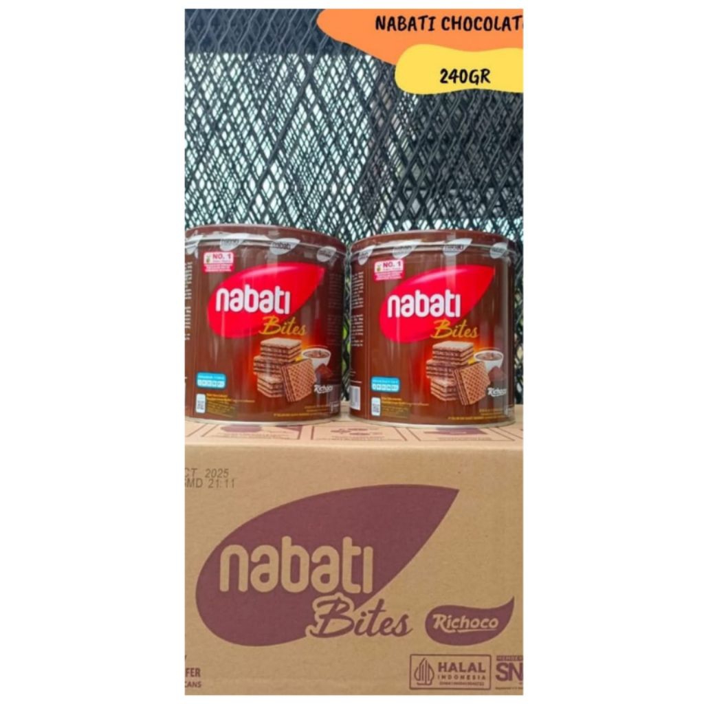 Wafer Nabati Coklat Kaleng