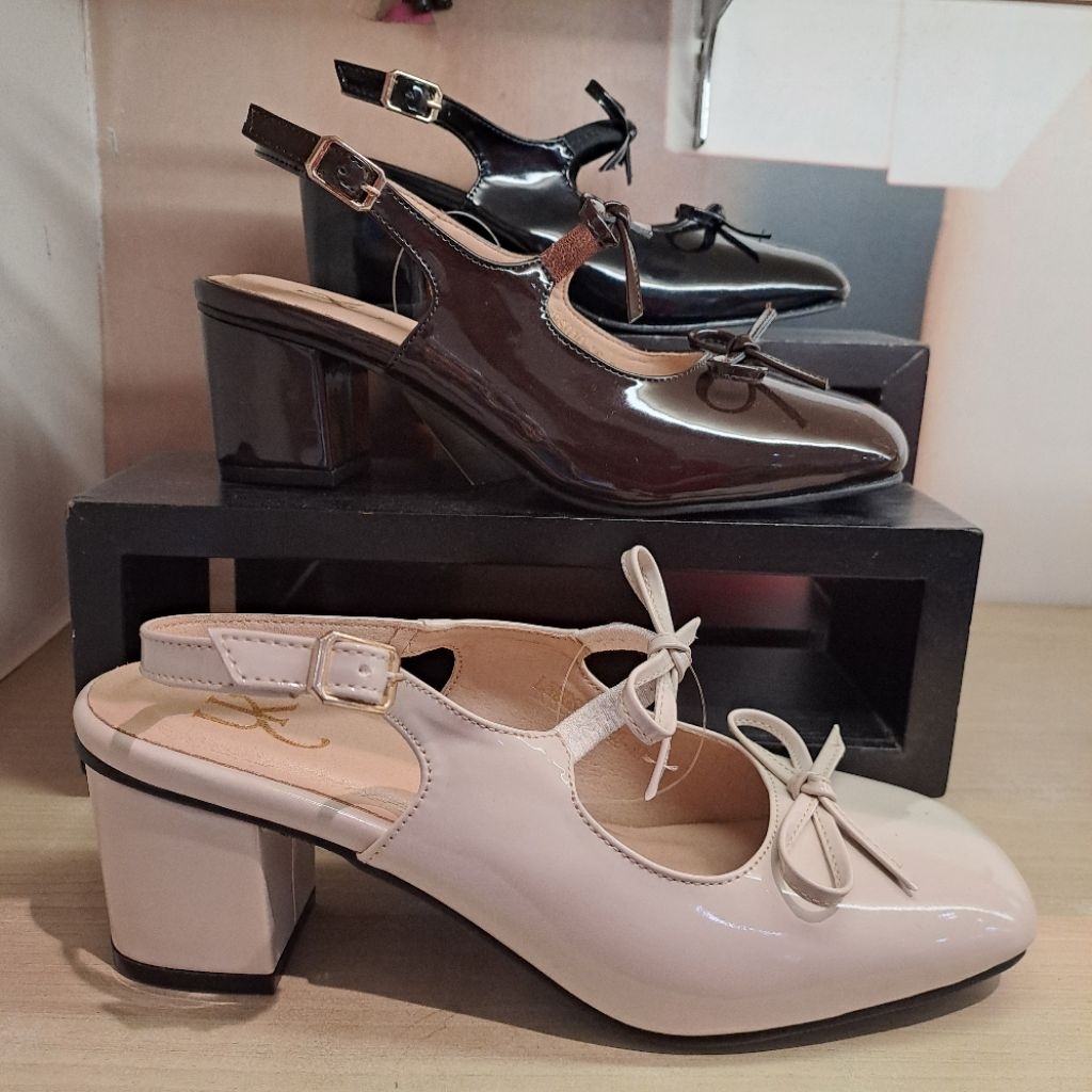 sepatu bustong wanita yongki komaladi hak 5 cm