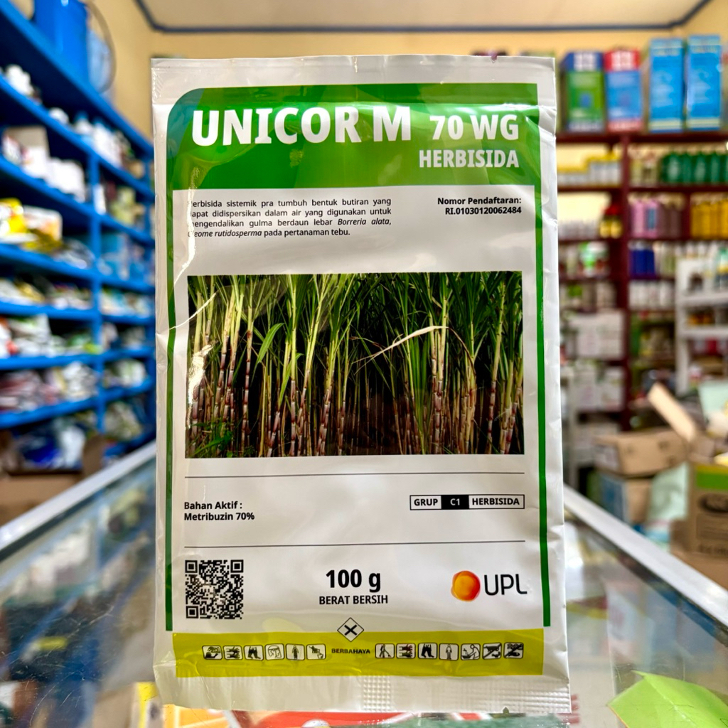 Herbisida UNICOR-M 70WG Kemasan 100Gram - Herbisida Selektif Untuk Mengatasi Gulma Pada Tanaman Toma