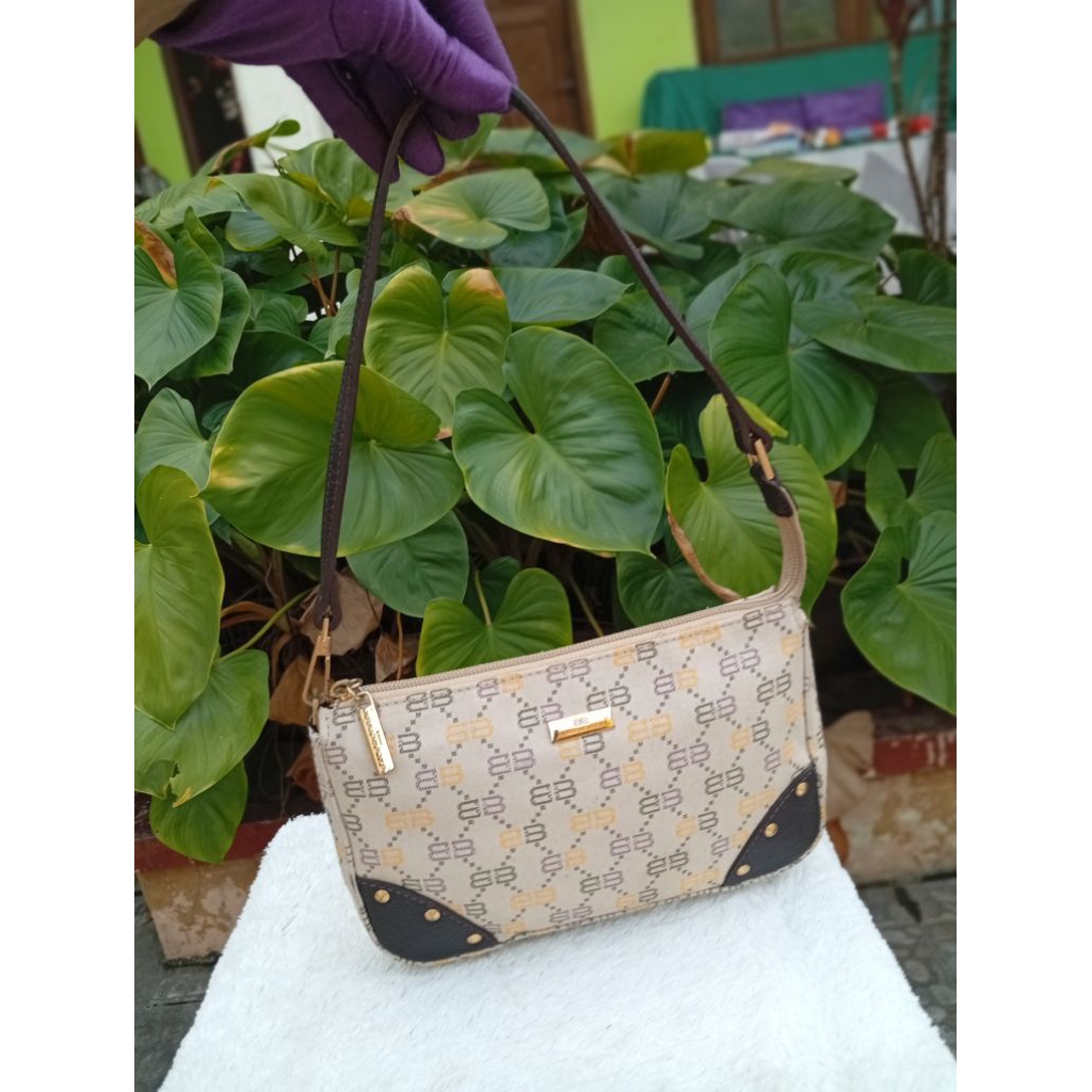 Balenciaga canvas pochette vintage