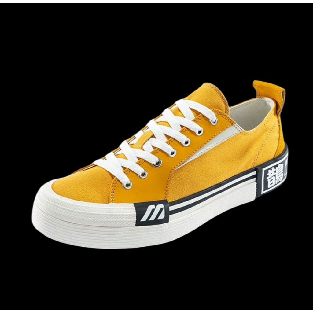 Mizuno Court S Low Yellow/White 42 (27cm) Sepatu Casual Second Kondisi Baik