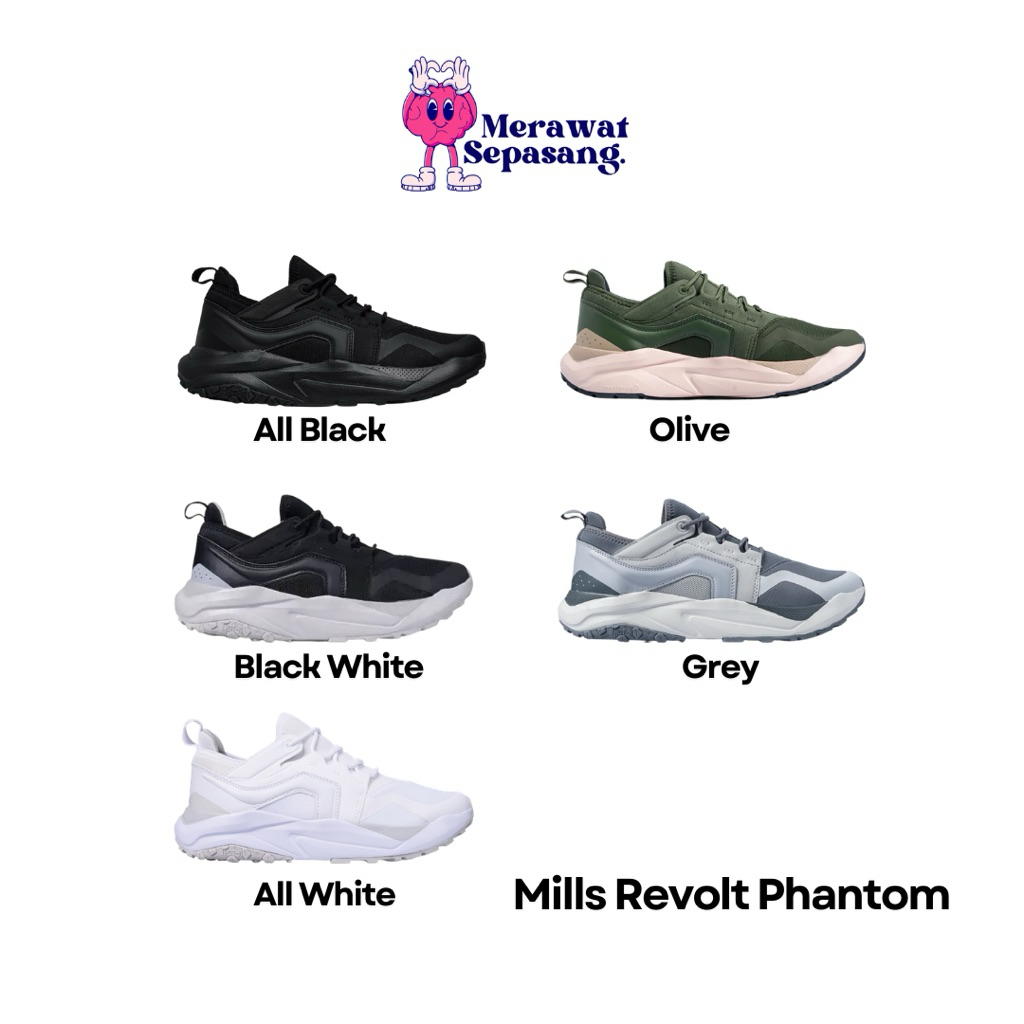 SEPATU CASUAL MILLS REVOLT PHANTOM