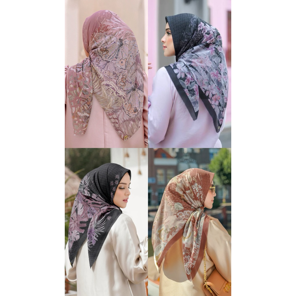 READY‼️ Buttonscarves As Is Malaya, Tropicale, Fiore, Haramain, Nautical, dll