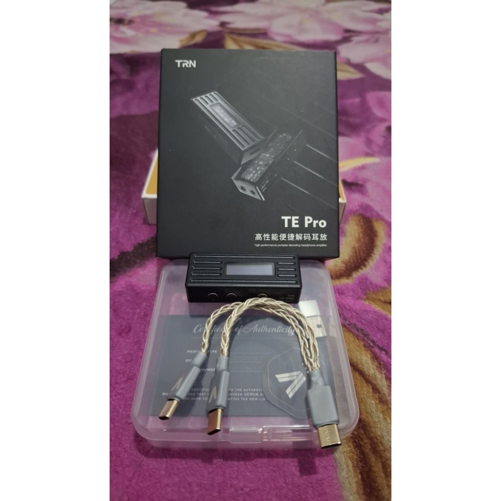 DAC TRN TE Pro + Kabel Verus SPC N8 dual c to c