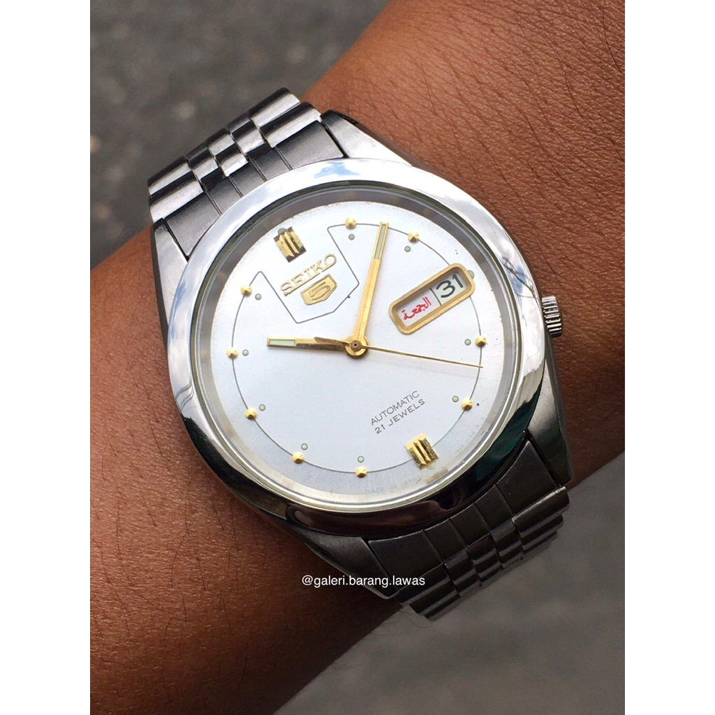 SEIKO 5 RETRO DIAL AUTOMATIC 21 JEWELS CAL.7S26