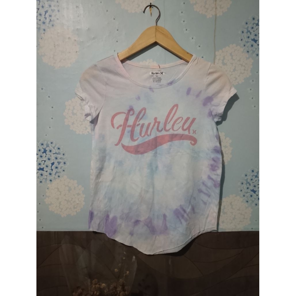 HURLEY kaos anak tie dye NEW
