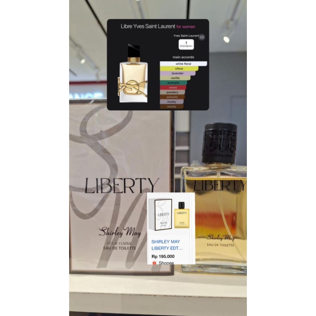 parfum c&f liberty shirley may original