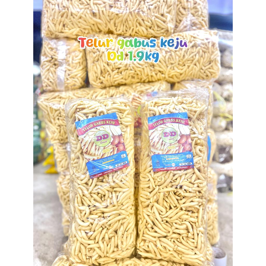 Cemilan Snack Telur Gabus Keju 1,9 kg - Renyah, Gurih, Halal