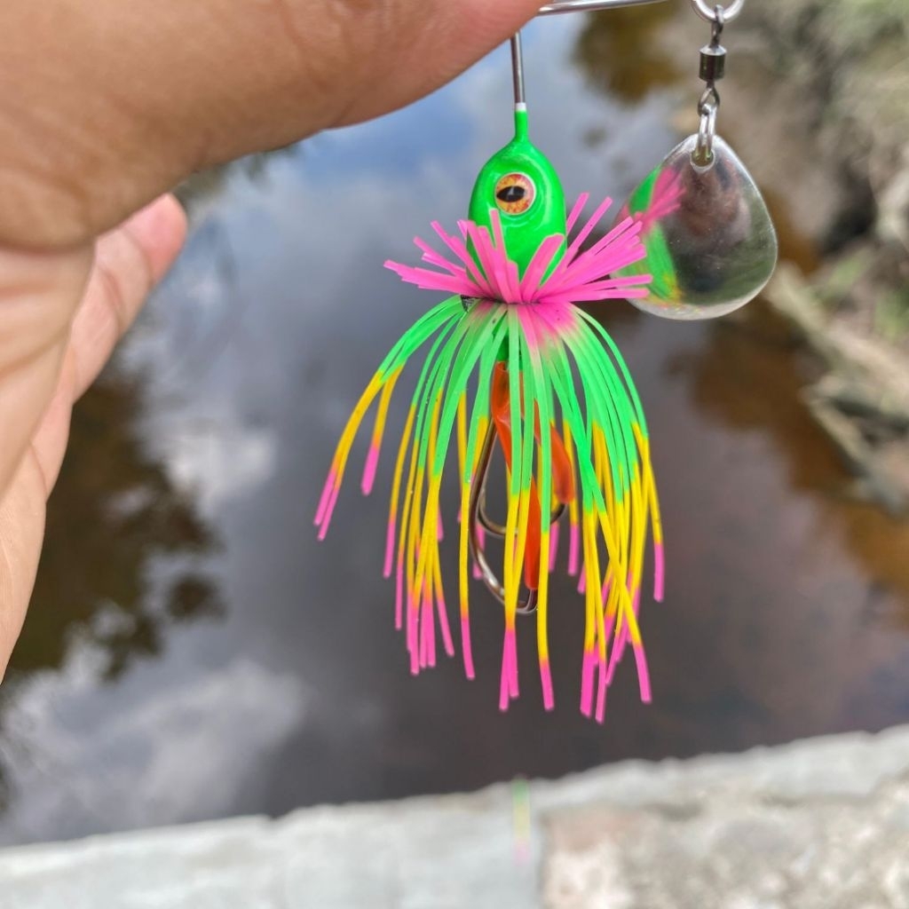 SPINNER BAIT MINI 8 GRAM double hook SPINNER MINI UMPAN MANCING GABUS