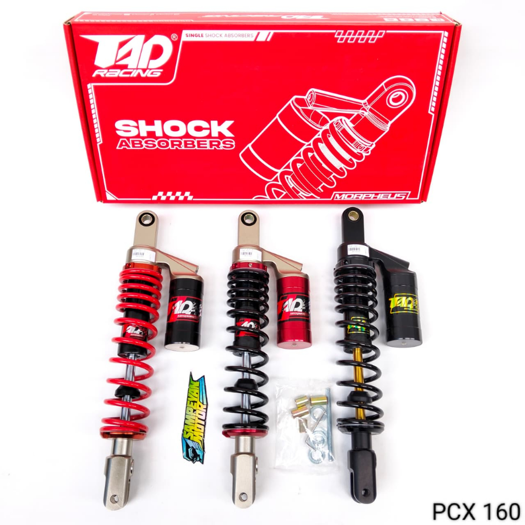 Shock Shok Skok Sekok Shockbreaker Belakang Variasi Tabung Atas Motor Honda PCX 160 Merk TAD JL-221 