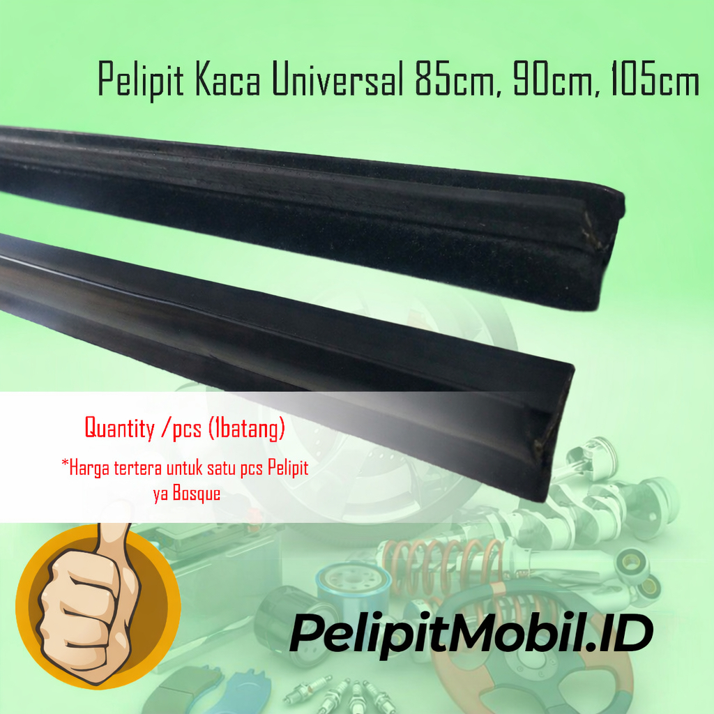 LIST PINTU KACA MOBIL PELIPIT PINTU KACA MOBIL UNIVERSAL PANJANG 85 90 105 CM
