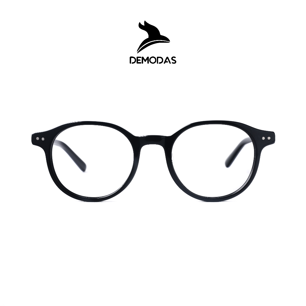 DEMODAS YL99005 Kacamata Bulat Lensa Photocromic Bluecromic Antiradiasi Blueray Minus Normal