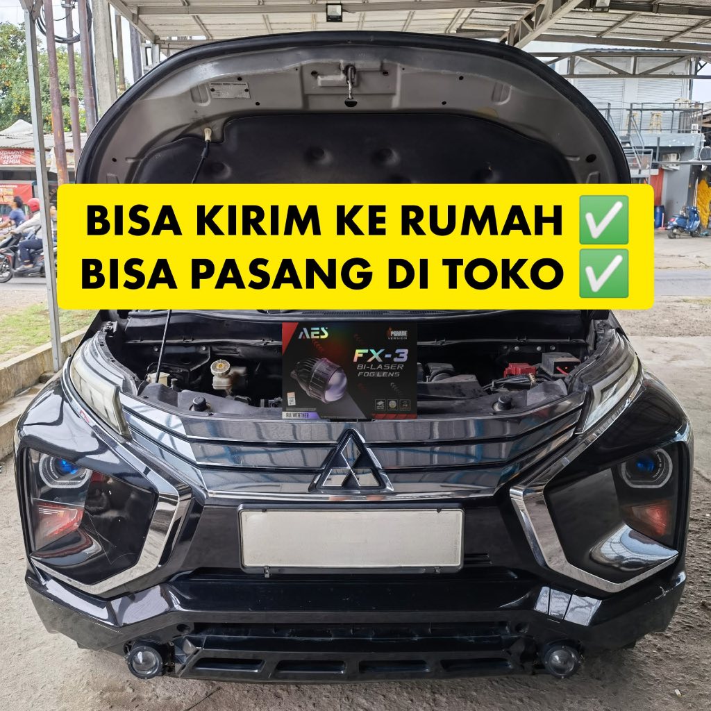 Foglamp BILED Mitsubishi Delica Lancer EX Maven GLS Mirage Exceed Outlander Sport Pajero Sport Strad
