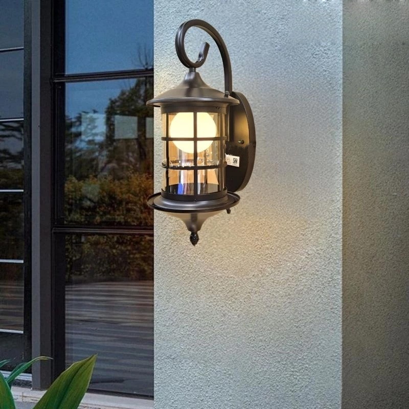 Lampu hias dinding taman industrial vintage retro garden OUTDOOR WATERPROOF classic modern minimalis