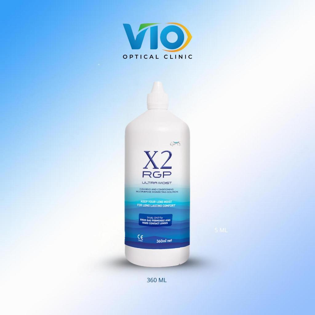 X2 RGP 360ML ULTRAMOIST SOLUTION CAIRAN PEMBERSIH LENSA KONTAK HARD LENS