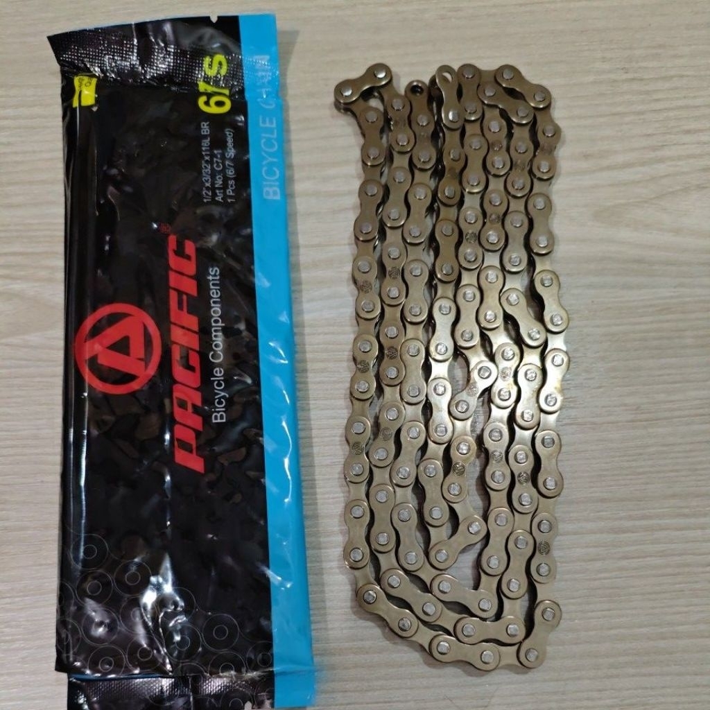 rantai operan gigi 6/7 speed pacific sepeda lipat mtb federal minion rb