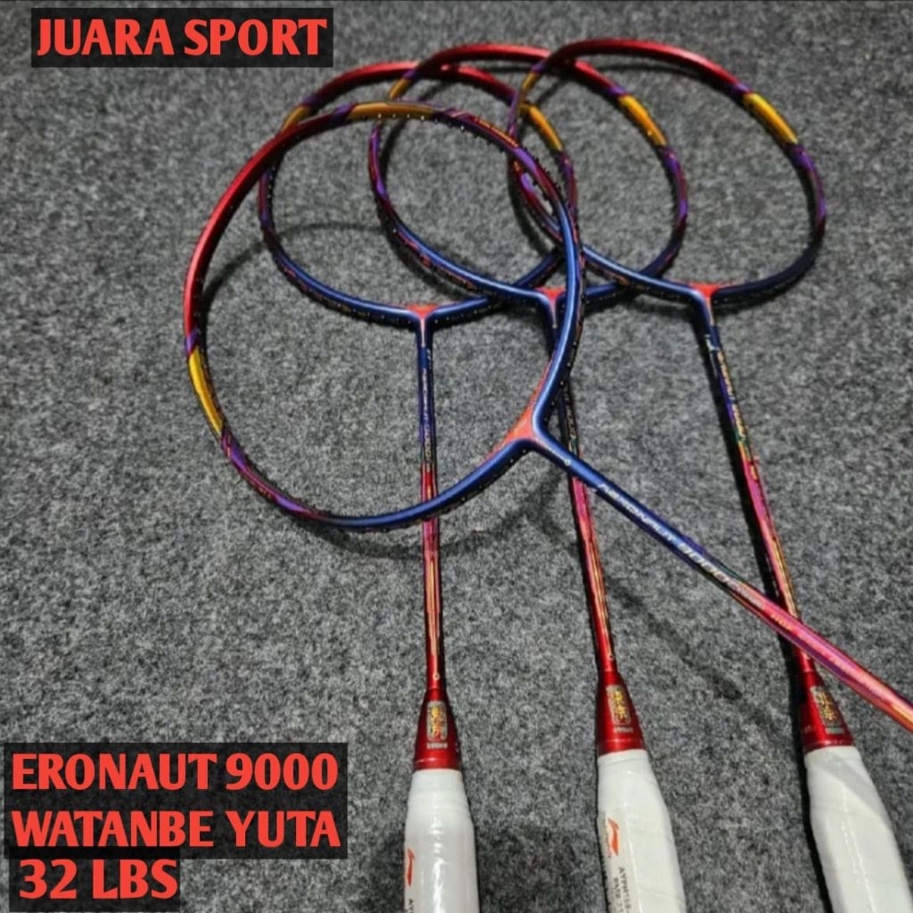 Raket Badminton Aernout 9000 Watanabe Yuta-Sudah Fre Tas+Grip