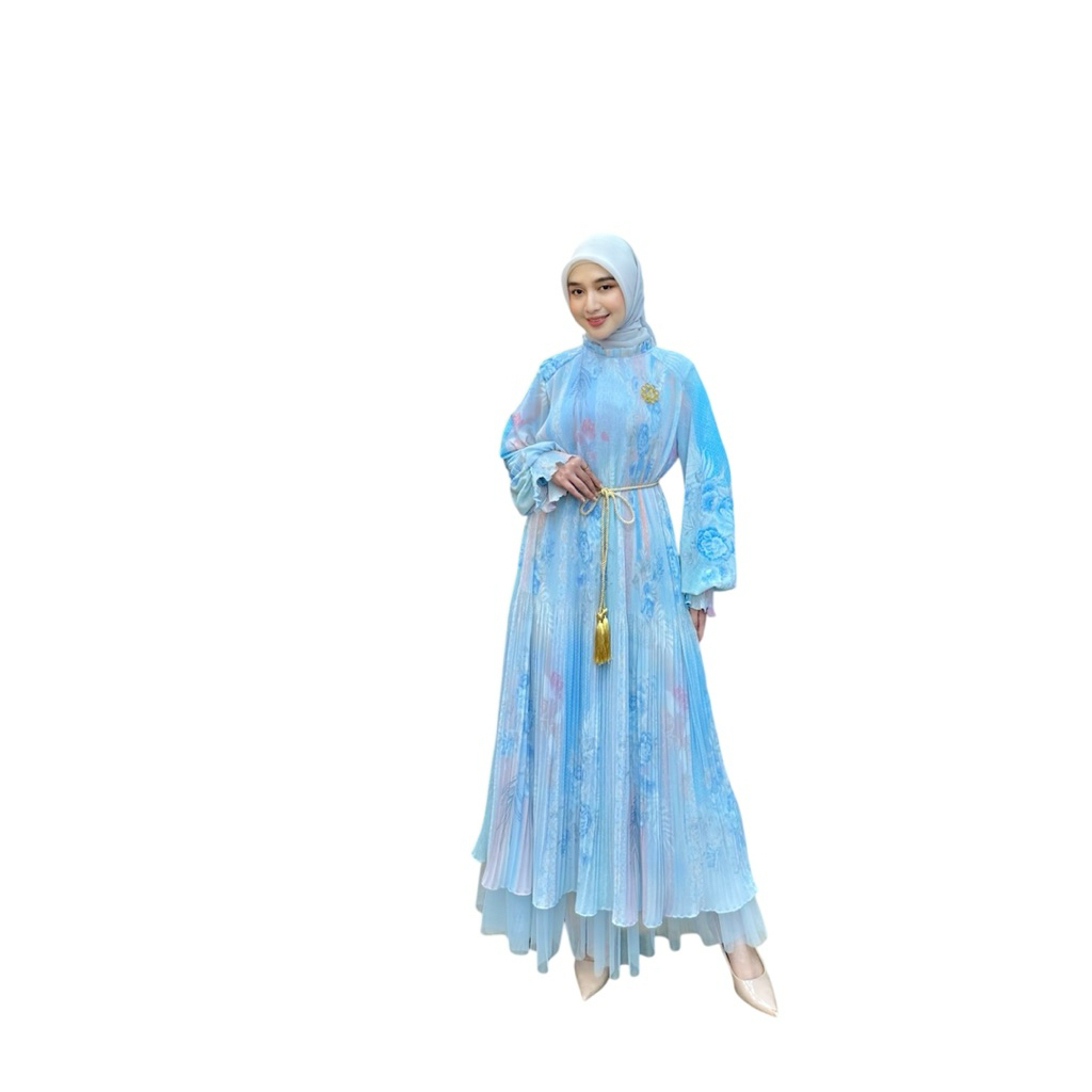 DEWITA DRESS GAMIS PREMIUM TERBARU | GAMIS MOTIF BUNGA | GAMIS PLISKET | GAMIS TERBARU | GAMIS KEKIN