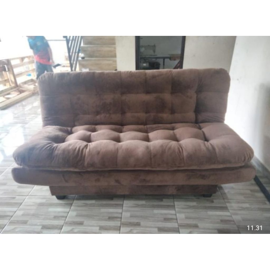 (KHUSUS BANDUNG, CHAT UNTUK CEK ONGKIR) SOFABED BLUDURU MILI SOFA BED BLUDRU MILI SOFA KASUR + 2 BAN