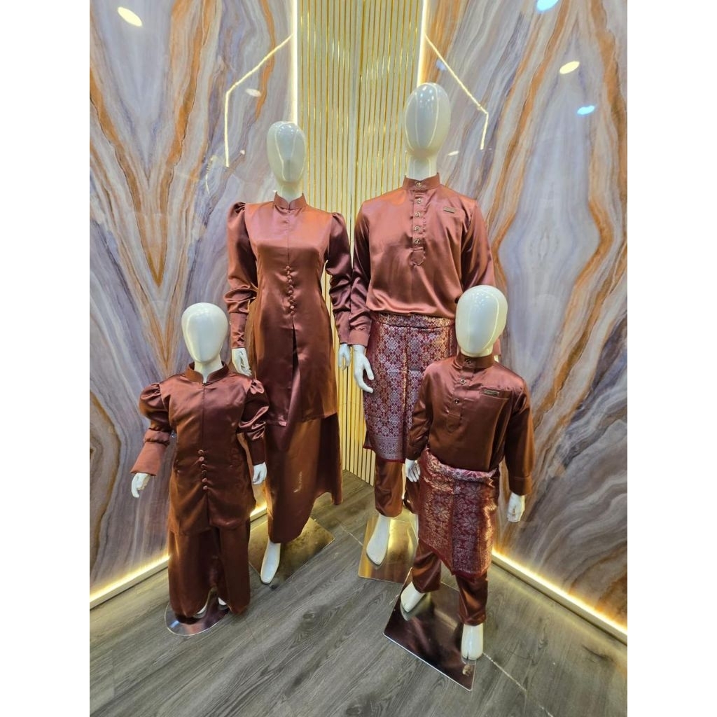 FAMILY SET LEBARAN PREMIUM  | SET COUPLE FAMILY BATA X LAVENDER VERS