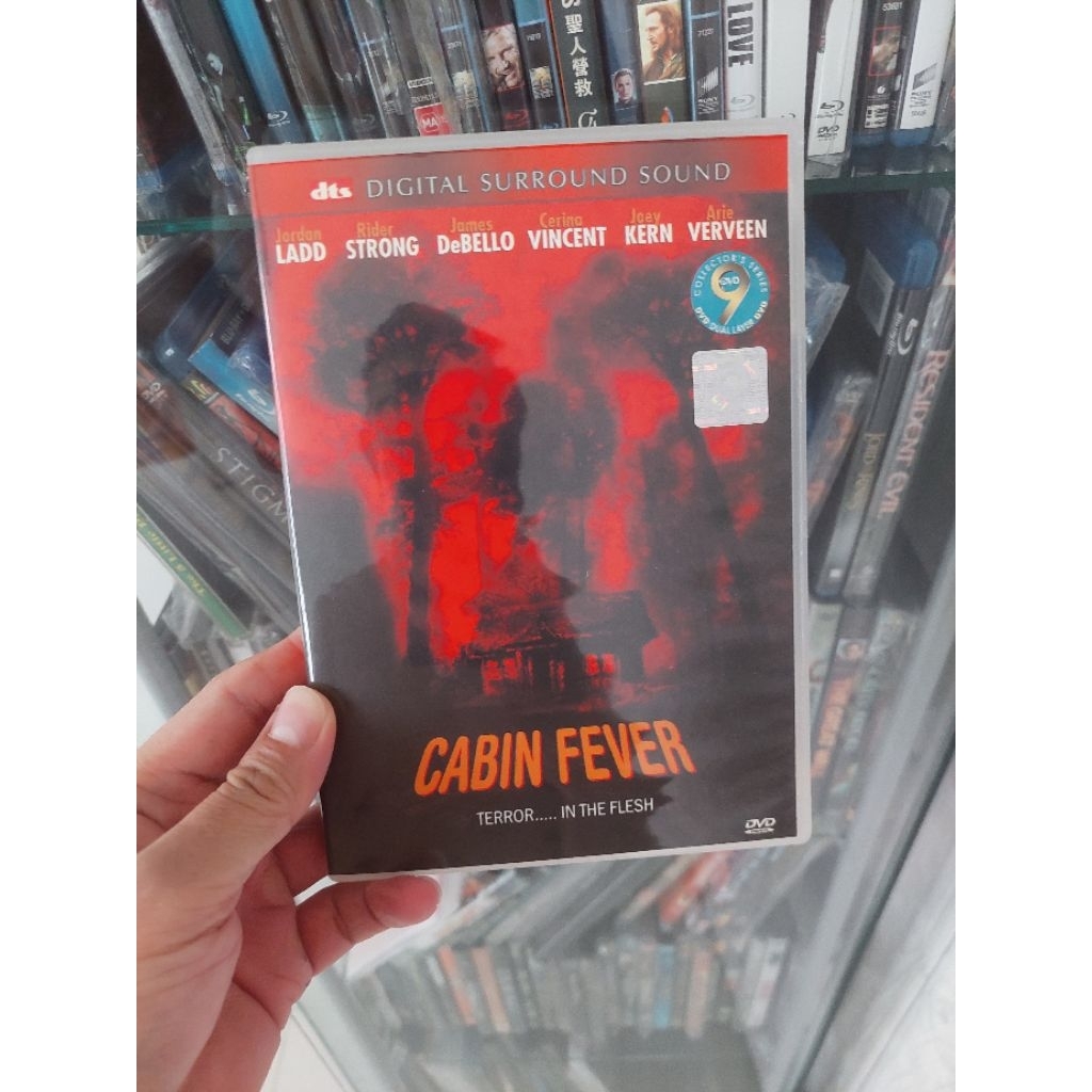 dvd 9 copy impor film horror cabin fever