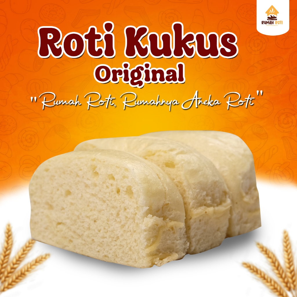Roti Kukus Srikaya Original - Roti Kukus Tanpa Isi