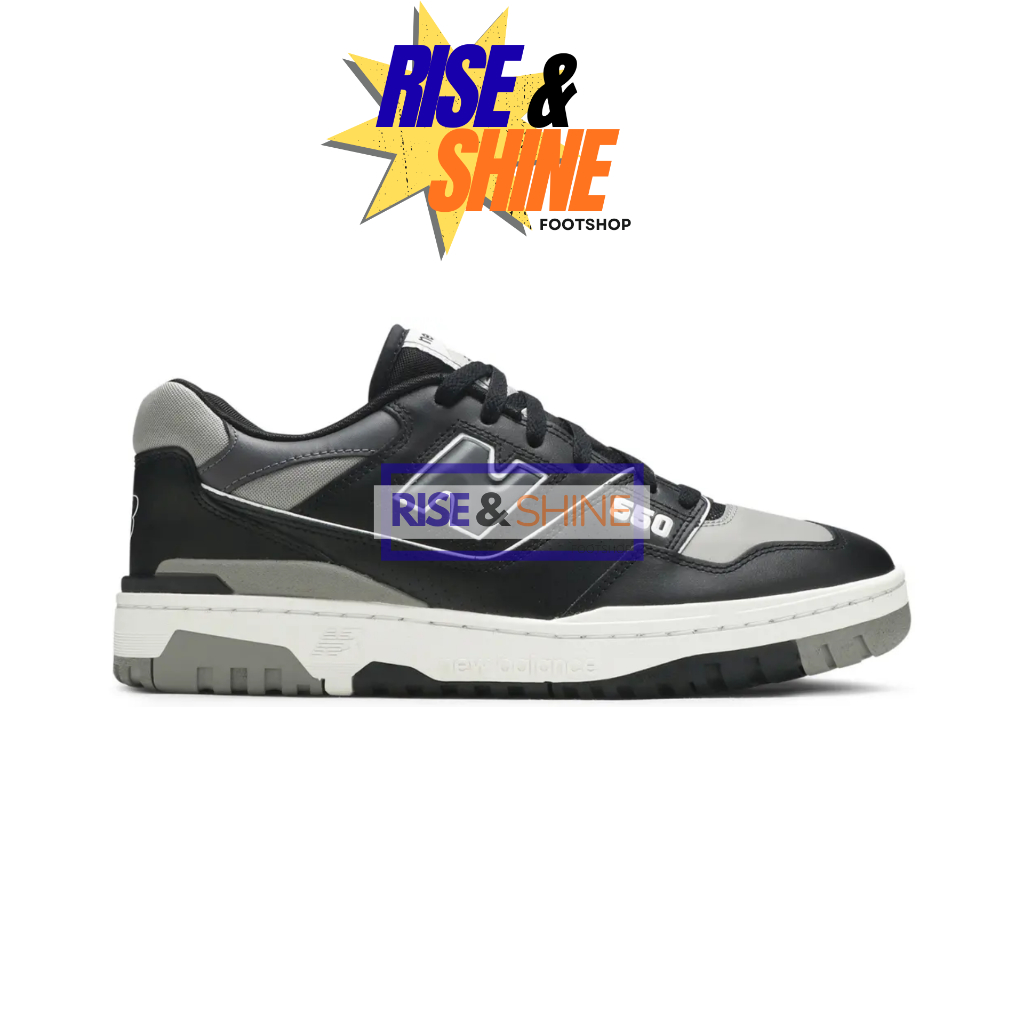 Sepatu NB 550 Black Grey