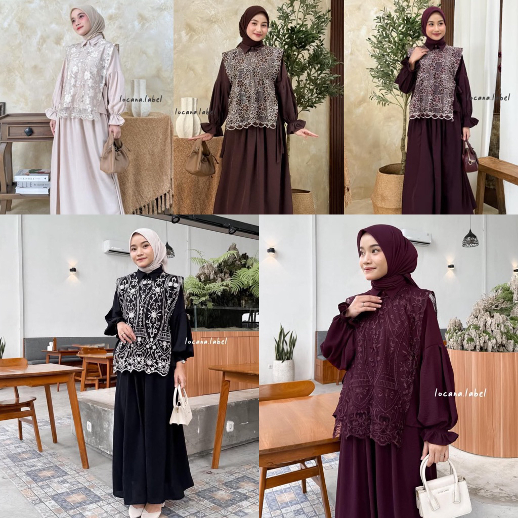 QUINZY SET Locana Label Original