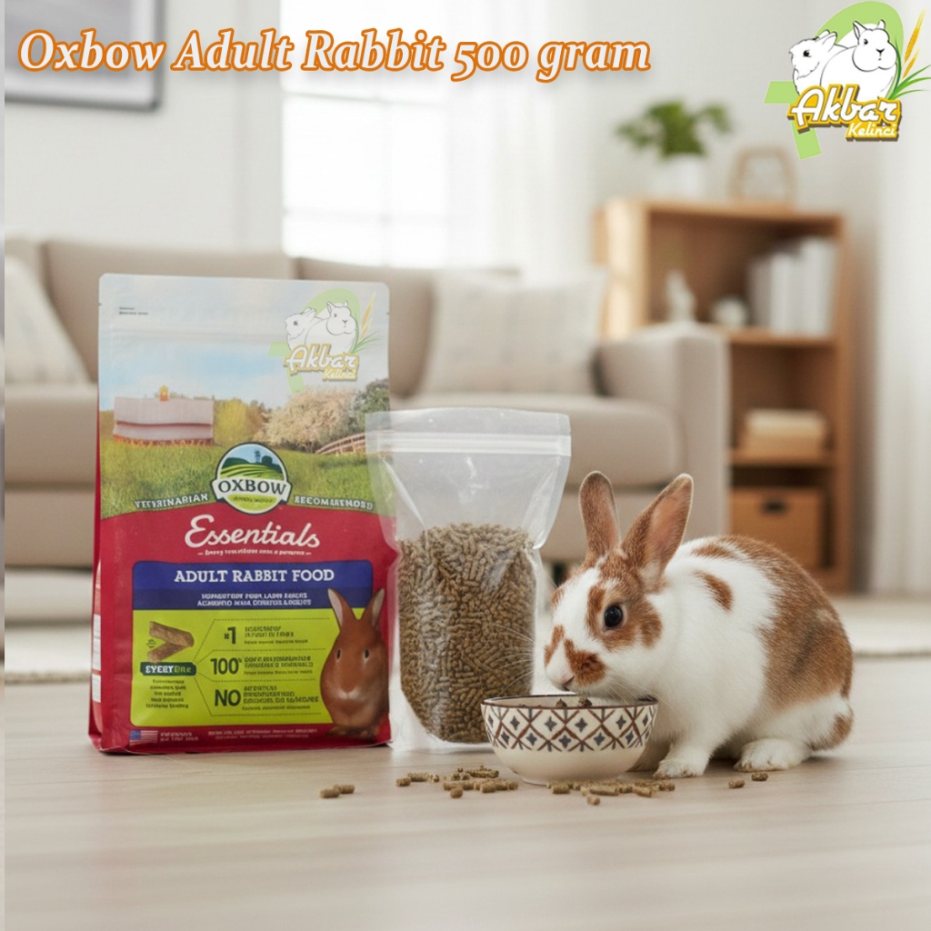Pelet Kelinci Oxbow Essentials Rabbit Adult Oxbow kemasan repack