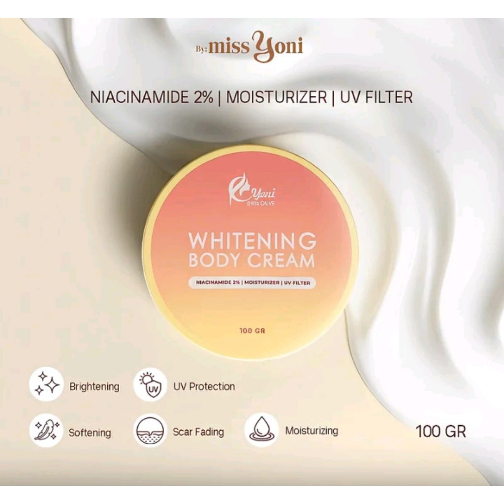 whitening body cream by yoni