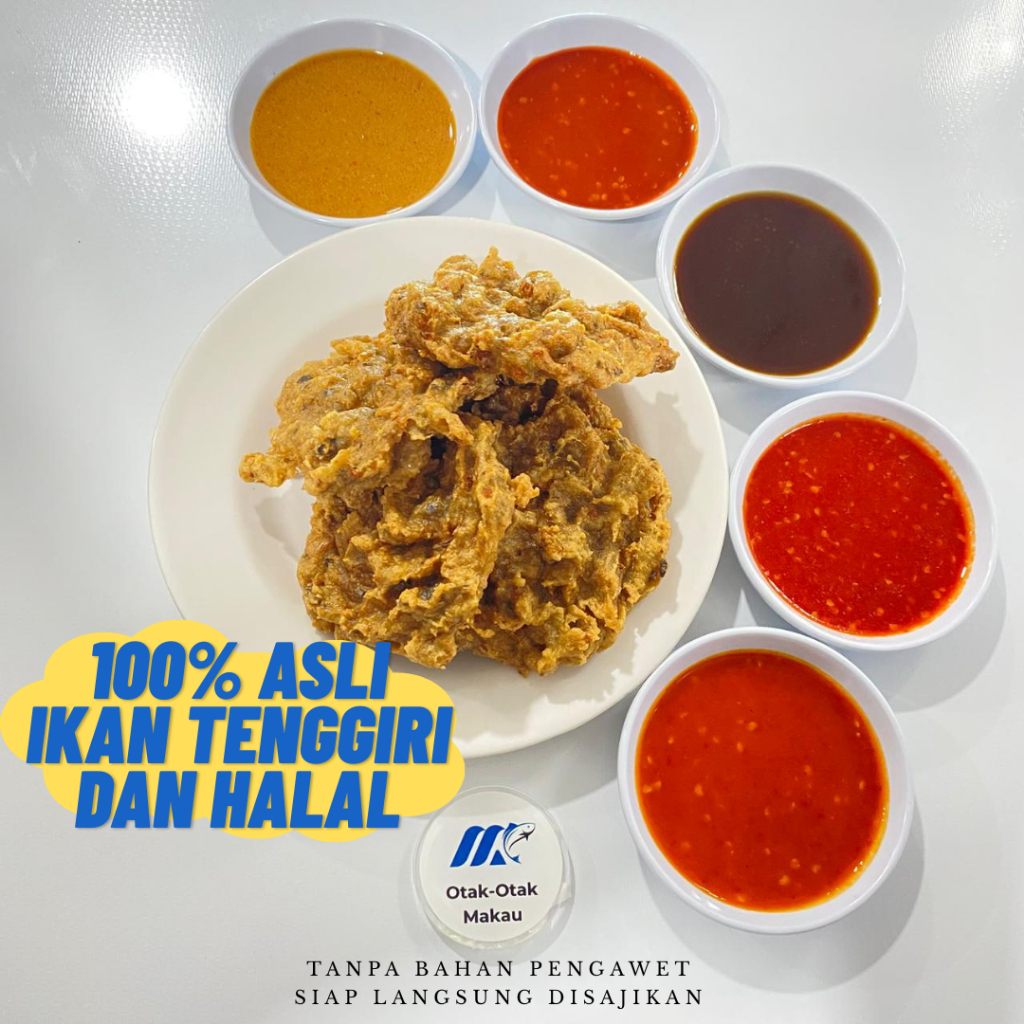 Otak Otak Makau - Pempek Kulit Asli Ikan Tenggiri Tanpa Bahan Pengawet Khas Makanan Bangka Halal